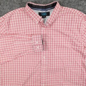 Cody James Core Western Shirt Men's Large Red Plaid Pearl Snap Long‎ Sleeve